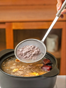 MODERN SWEETHOME | Fine Mesh Stainless Steel Kitchen Strainer Spoon
