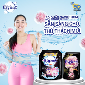 Thùng 4 Túi Nước Giặt Đậm Đặc Hygiene 3L