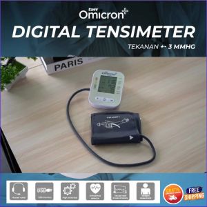 COD TaffOmicron Tensimeter Digital Pengukur Tekanan Darah Bahasa Indonesia - RAK289 / Tensi Digital Pengukut Tekanan Darah Akurat / Tensi Tekanan Darah Digital Cas USB / Tensi Tekanan Darah Baterai AAA USB Charger / Tensi Tekanan Darah Berkualitas
