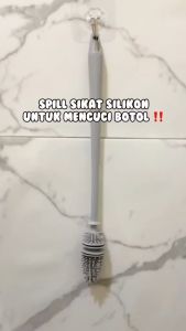 Sikat Pembersih Botol Silicon Banti Bakteri Multifungsi – Sikat Pembersih Botol Gagang Panjang Bahan Silikon - Sikat Pembersih Gelas Gagang Panjang - Sikat Gagang Panjang Pembersih Botol Susu Gelas Cangkir Bahan Silikon - Bisa COD