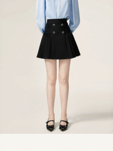 AIVEI | Youthful Versatile Short Petite Pleated Skirt