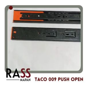 1 PASANG TACO Rel Laci Push Open Full Extension 45 - BBS 009 PO
