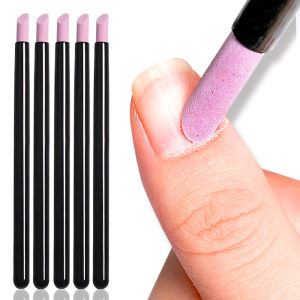 หินควอตซ์ขัดเล็บแฟ้มแท่ง Cuticle Remover Dead Skin Remover Perfect ของขวัญน้ําหนักเบาแบบพกพา Handy ใช้เล็บเครื่องมือ