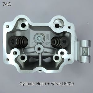 cylinder - blok cylinder - blok seher LF200cc - sparepart motor roda tiga (74c)