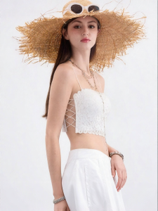 Miss Curiosity | Summer Thin Strap Outwear Bralet Thin Lace Camisole No Underwire