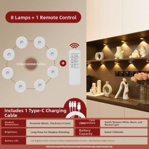 WENWEI | Wireless Adhesive Easy to Install Sensor-based LED Ambient Light