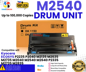 Drum Unit for Use and Compatible with Kyocera Ecosys M2540 M2640