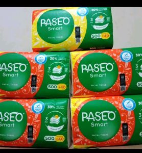 Tissue Paseo smart 500+40 3 ply (5 pack)