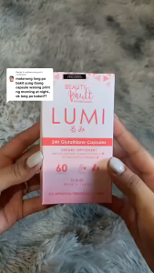 【Buy 1 get 1】LUMI 60 CAPSULE 24H Whitening Glutathione JAPAN FORMULA Lumina Glow Sun Block