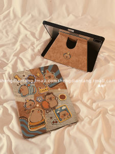 Cute Suede Pattern 360 Rotating iPad Air 6 Case 11 Inch Tablet Protective Cover Compatible with Apple iPad 10 pro Air 5 Mini 7