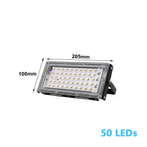 Parkson | LED Flood Light 50/96/144 LEDs Outdoor AC 220V EU Security Floodlight for Yard Garage Cool White warm white Floodlight Wall
