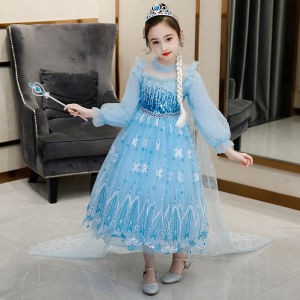 Autumn New Elsa Princess Costume Performance Wear