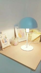 Black Gold Mushroom Lamp LED Desk Lighting Anti-rust and Stable White Metal Desk Light Fashion Simple Decoration Lamps