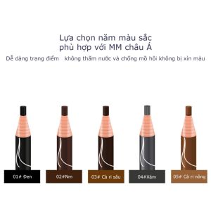 Chì xé kẻ mày Haozhuang cứng phẩy sợi Eyebrow Pencil  sắc nét chuyên dùng cho Makeup trang điểm Randy