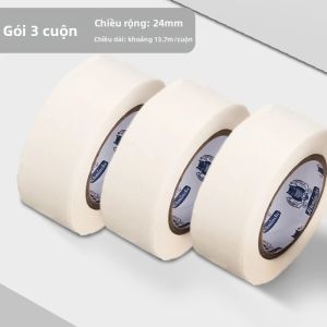 Băng Keo Che Phủ Màu Nước Dùng Cho Tranh Sơn Dầu Giấy Vẽ Phác Thảo Cố Định Giấy Giấy Có Vân Dụng Cụ Mỹ Thuật Chiều Rộng 12/24/30mm Chiều Dài 10m