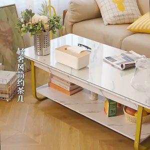 2 Layers Sofa Table: A Simple Modern Tea Table for Your Living Room
