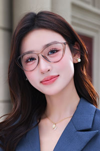 Nearsighted Glasses Anti Radiation Eye Graded Eyeglasses For Women Round Anti Blue Light UV400 Myopic Aesthetic Glasses Light Weight