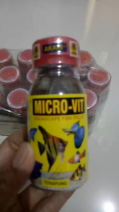 MICRO VIT 50 gr Makanan / Pakan Ikan Hias Aquascape Guppy Cupang Neon
