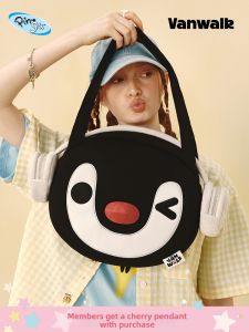 VANWALK | Cute Penguin Plushy Bag Small Shoulder Tote