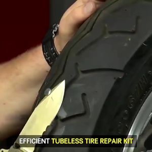 Tyre Puncture Repair Kit Car Motorcycle Self Vulcanizing Tubeless Penampal Tayar Tubeless Kereta Bocor Berlubang 補胎膠條