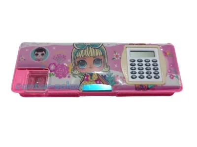 kotak pensil#tempat pensil kalkulator#kotak pensil karakter#tempat pensil magnet+rautan