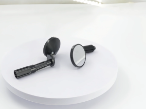 Motorcycle Handle End Side Mirror CNC Aluminum Anti-glare Blind Spot Mirror Adjustable HD Rearview Mirror