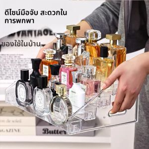 บันไดโปร่งใสขนาดเล็กเครื่องประดับRack-Badge Display Multifunctional Storage Rack-อะคริลิคชั้นวางจอแสดงผล-เครื่องประดับ