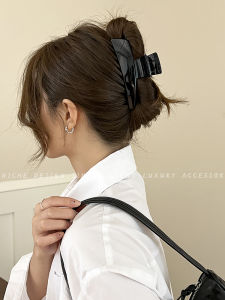 คลิปหนีบผมอะครีลิกสไตล์เกาหลี ทรงเหลี่ยมไม่สมมาตร คลิปหนีบผมรูปฉลาม คลิปหนีบผมอเนกประสงค์สำหรับผู้หญิง