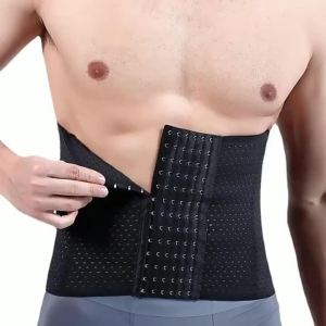 Men Slimming Body Shaper Waist Trainer Trimmer Belt Corset For Abdomen Belly Shapers Tummy Control Fitness Compression Shapewear