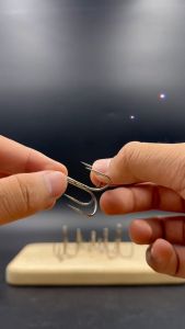 TREBLE HOOK & LION 4BL FISHING HOOK Crankbait Matakail Mancing Gewang Casting Fishing Lure Hook