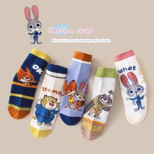 DIANSHIFANG | Zootopia Judy Nick Bunny Police Official Socks