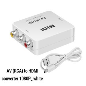 RCA AV to HDMI Converter High Quality HD 1080P AV2HDMI Adapter For TV PS3 PS4 PC DVD Xbox Projector AV To HDMI Converter B79