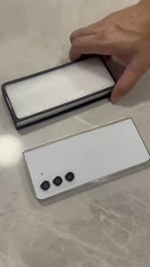 Luxury Stainless Steel Samsung Galaxy Z FOLD5 Z FOLD 3 ZFOLD5 ZFOLD4 ZFOLD3 Z Fold4 Case Luxurious Metal Anti-Slip No Fingerprint Drop Protection Case Cover for Z FOLD 4 Metal Brushed Stainless Steel Shockproof Case For Z Fold 4