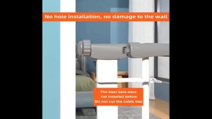 BayanMart Baby Safety Door Adjustable Fence Barrier for Pets Kids No Punching Easy Install Dog Gate for Home