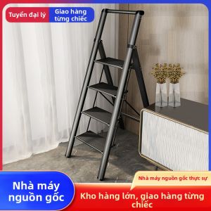 Thickened Aluminum Extendable Ladder