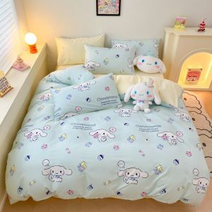 Cartoon Sanrio New Arrival Childrens Duvet Cover 100% Pure Cotton Quilt Cover 150 X200x230 Cinnamoroll Babycinnamoroll Boys and Girls Bedding