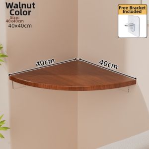No-drilling Corner Decorative Shelf for Books and Kitchen