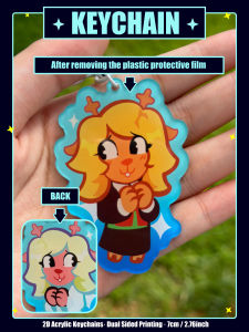 Game Deltarun Spamton Tenna Kris Susie Ralse Berdly Del-Turne Deltarun-Chapter5 2D Acrylic Double-Sided with Different Designs Pendant Anime and Game Merchandise