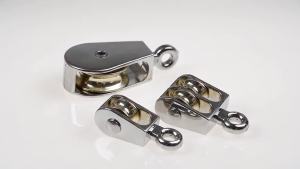 1pcs 43/58/86mm Single/Double Wheels Metal Sheave  Zinc Alloy Pulley Crown Block and Tackle Lifting Wheel Mini Double Pulley
