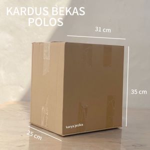 JUAL KARDUS POLOS KOTAK PENYIMPANAN BEKAS