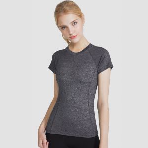 เสื้อยืดยูเกียร์เอ็นด้าร์ แขนสั้น แห้งเร็ว ยืดหยุ่นสูง สำหรับผู้หญิง วิ่ง ออกกำลังกาย ฟิตเนส โยคะ ฤดูใบไม้ผลิ 2019