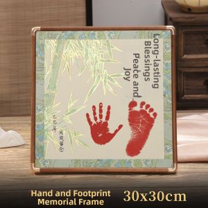 XUANYAZHAI | Baby Growth Milestones Foot Handprint Frame
