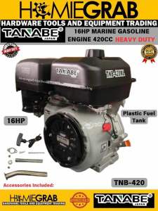 TANABE JAPAN GASOLINE ENGINE 16HP MARINE TYPE 420CC - HIGH SPEED - HEAVY DUTY‼️TNB-420‼️ SATO 16HP MARINE GASOLINE ENGINE HIGH SPEED 420CC‼️HEAVY DUTY - HIGH PERFORMANCE‼️SAT-420H‼️