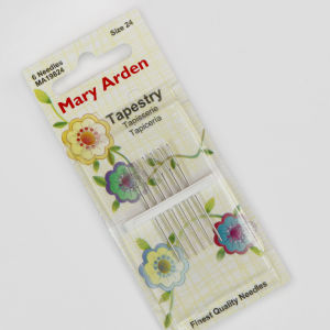 Mary Needle Thắt Lưng Chữ Thập Thêu Bằng Thép Đầu Phẳng Mịn Tay Thủ Công Thêu 24 Số 26 Số Vị Trí Kim Anh