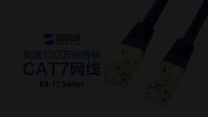 Sanwa Supply | Cat7a Ethernet Cable Broadband Router Connection Interference Resistant
