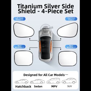 Sunshade Curtain for Car Window Sun Protection Heat Insulation Privacy