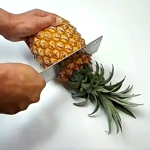 ที่ปอกสับปะรด3 in 1 มีดปอกสับปะรด ที่หั่นสับปะรด มีดปอกตาสับปะรด ปอกสับปะรด สำหรับ ที่ปอกเปลือก คว้านแกน และหั่นเป็นแว่นๆ Pineapple Peeler  สเตนเลส สร้างสรรค์ ผลิตจากสแตนเลสคุณภาพดี ใบมีดคม