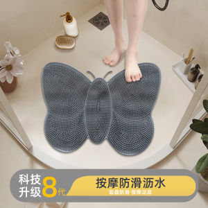 พื้นอาบน้ำกันลื่นแบบดูดซับน้ำสำหรับผู้ที่ไม่ชอบทำบ้าน เช็ดหลังบอบอุ่น สีสันสดใส เหมาะสำหรับการใช้งานในห้องน้ำ