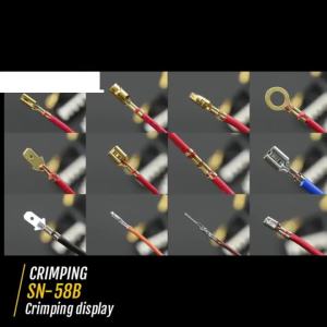 Professional Ratcheting Crimping Tool: SN-58B Wire Ratchet Crimper Plier for Open Barrel Crimping and Wire Termination Projects