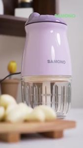 Chopper Blender Penggiling Daging Serbaguna Choper Mini Kaca Mpasi Bayi Coper Samono SW-MC200 Garansi Resmi 1 Tahun - Lazada